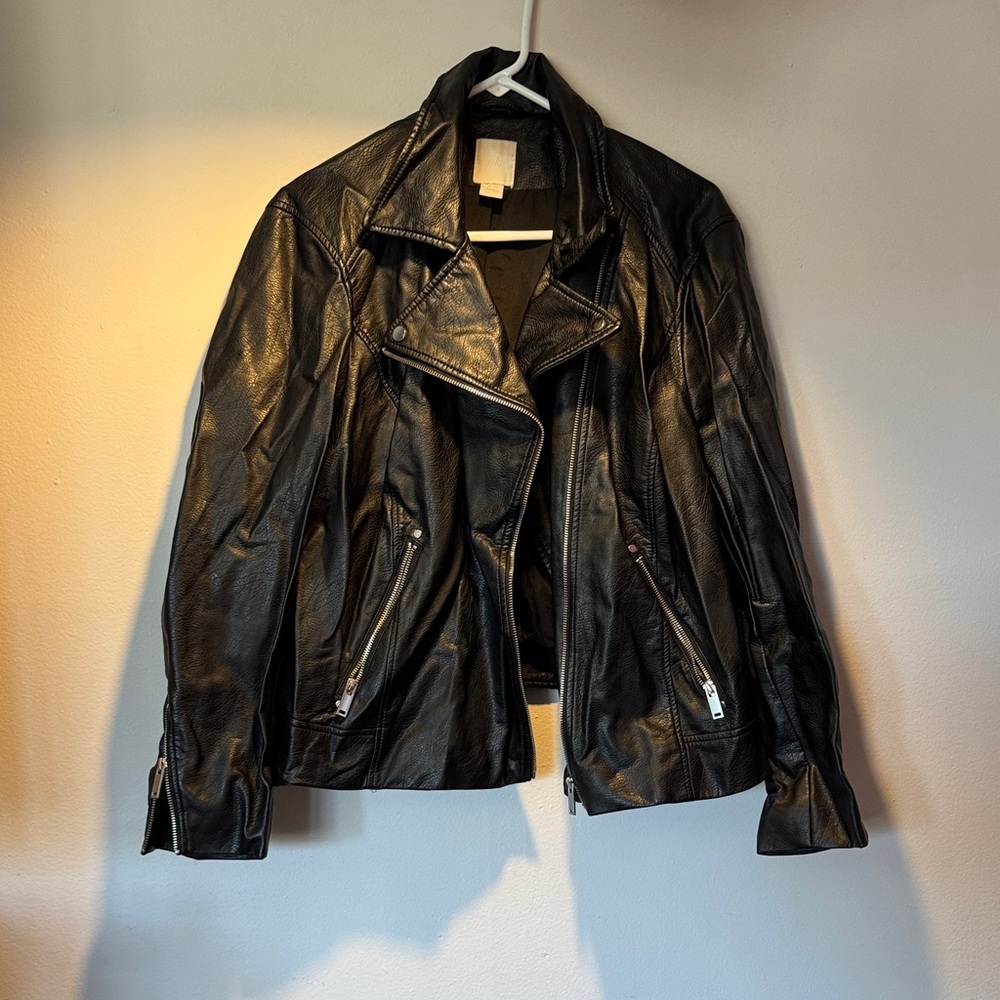H&M Black Leather Jacket